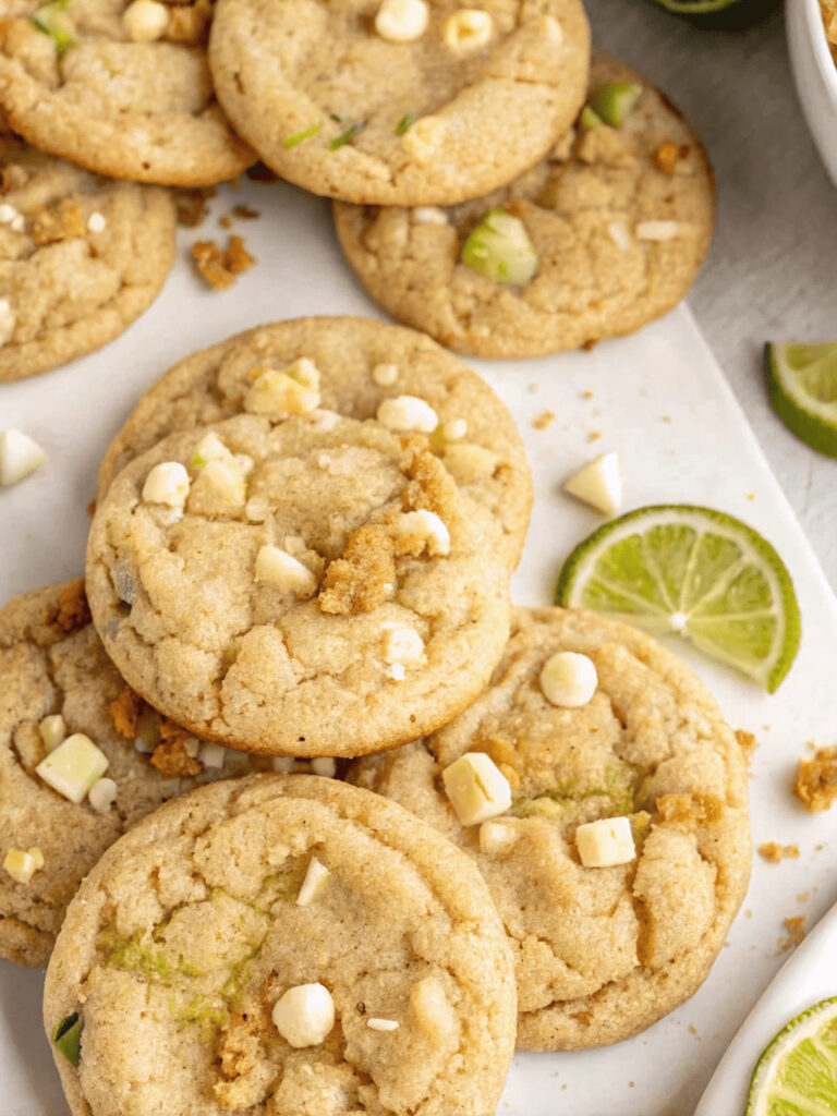 White Chocolate Chip Key Lime Cookies