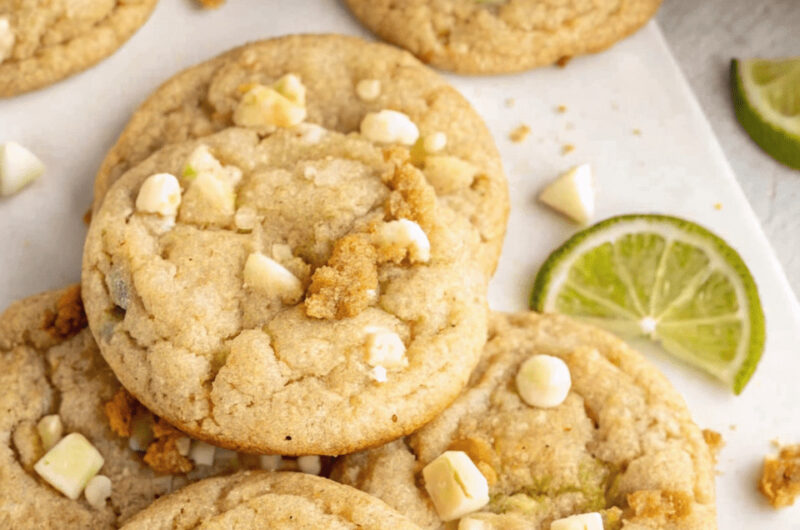 White Chocolate Chip Key Lime Cookies