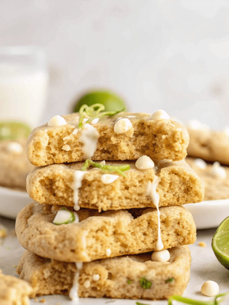 White Chocolate Chip Key Lime Cookies
