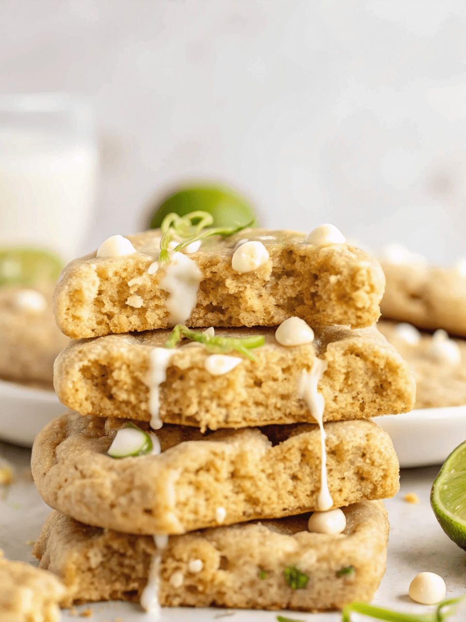 White Chocolate Chip Key Lime Cookies