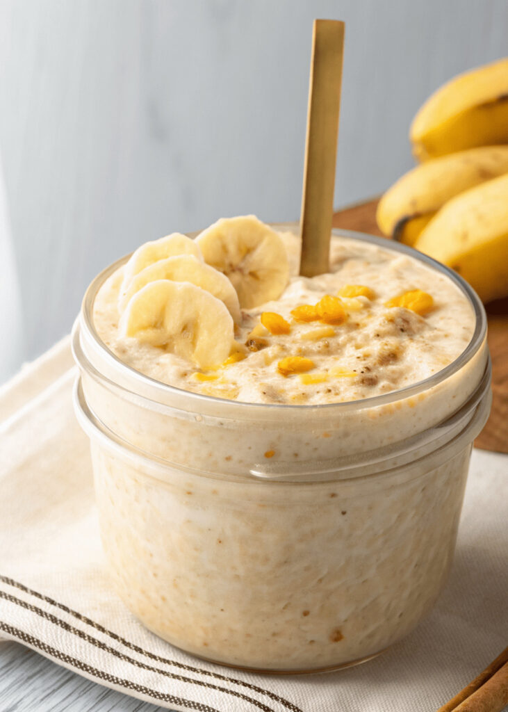 Banana Bread Overnight Oats
