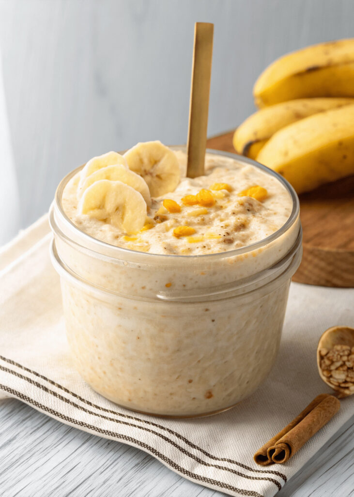 Banana Bread Overnight Oats
