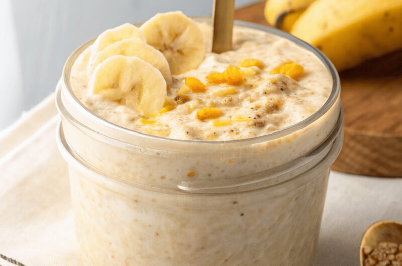 Banana Bread Overnight Oats