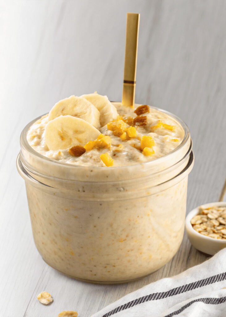Banana Bread Overnight Oats
