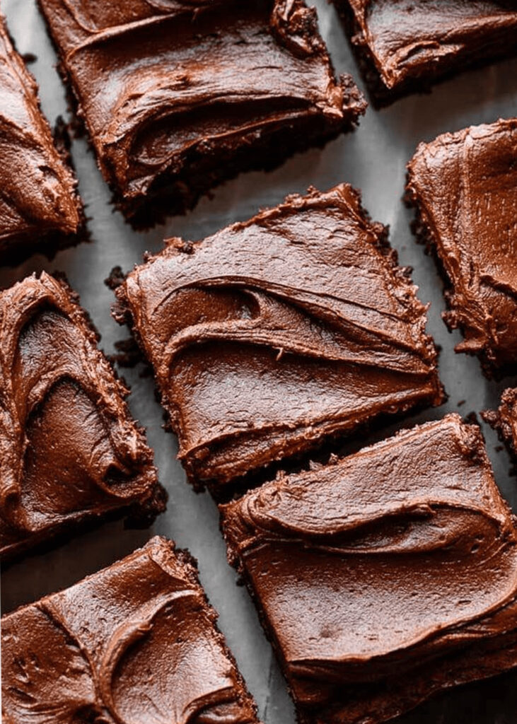 Chewy Fudgy Frosted Brownies