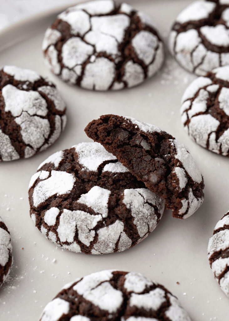 Chocolate Crinkle Cookies