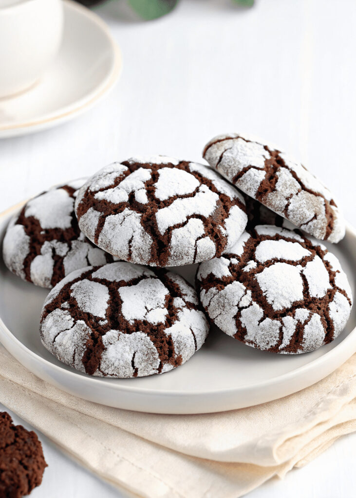 Chocolate Crinkle Cookies