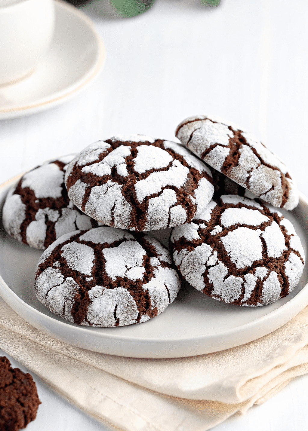 Chocolate Crinkle Cookies