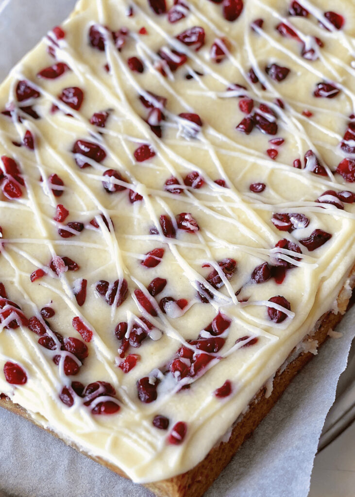 Cranberry Bliss Bars
