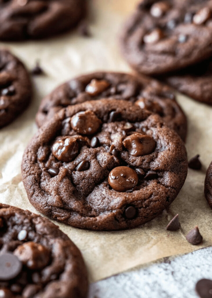 Double Chocolate Chip Cookies