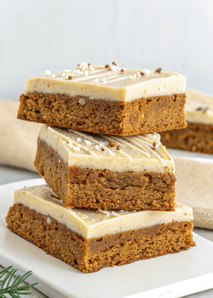Gingerbread Cookie Bars