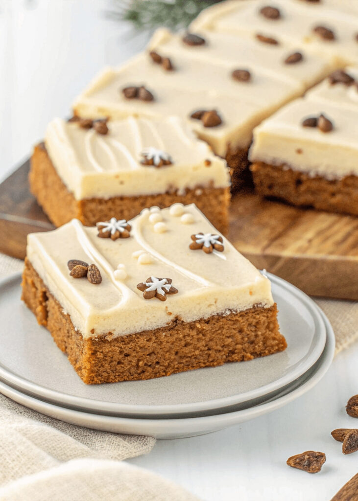 Gingerbread Cookie Bars