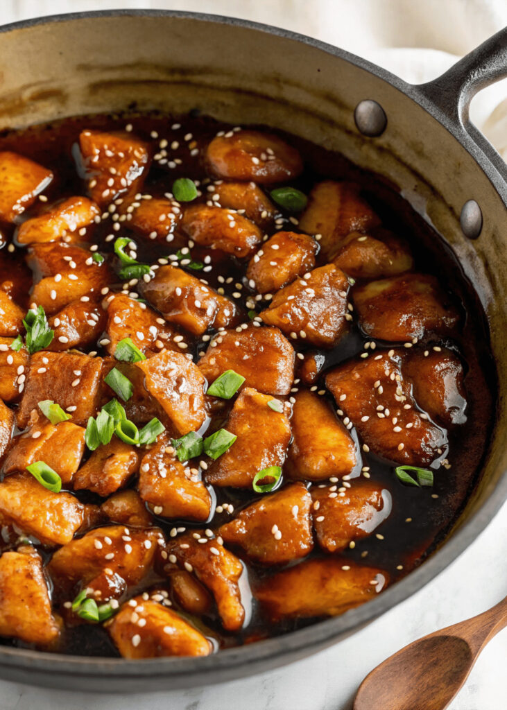 Honey Garlic Chicken Rice Bowls