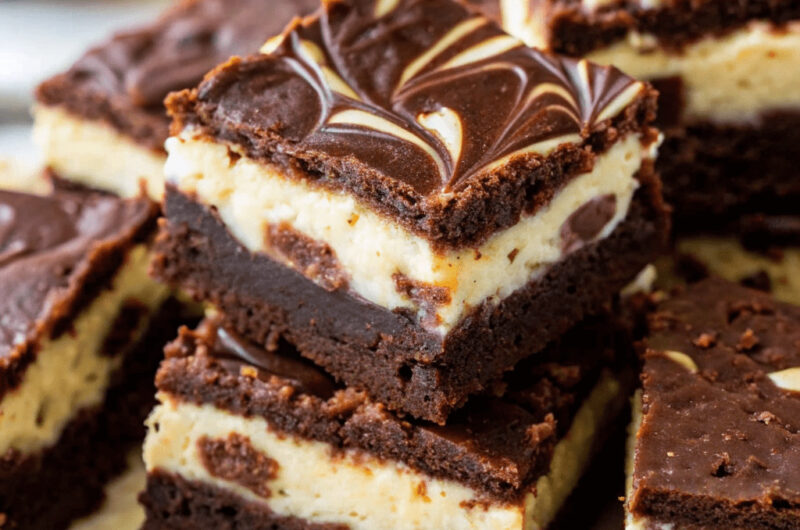 Mocha Cheesecake Brownies