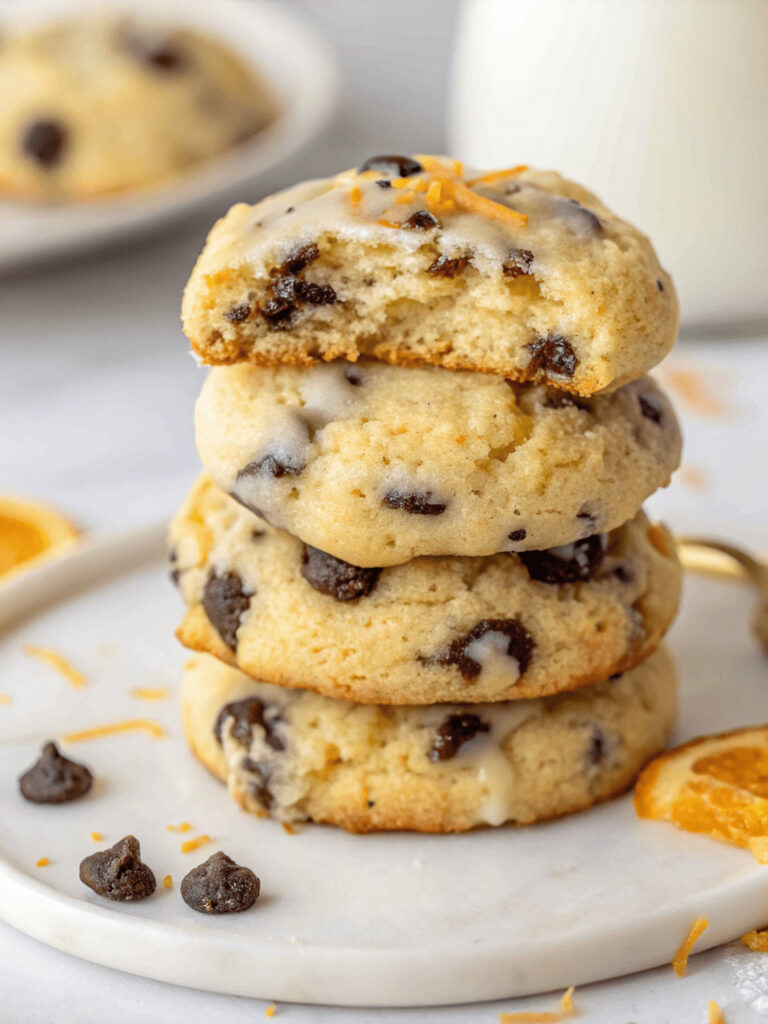 Orange Chocolate Chip Ricotta Cookie