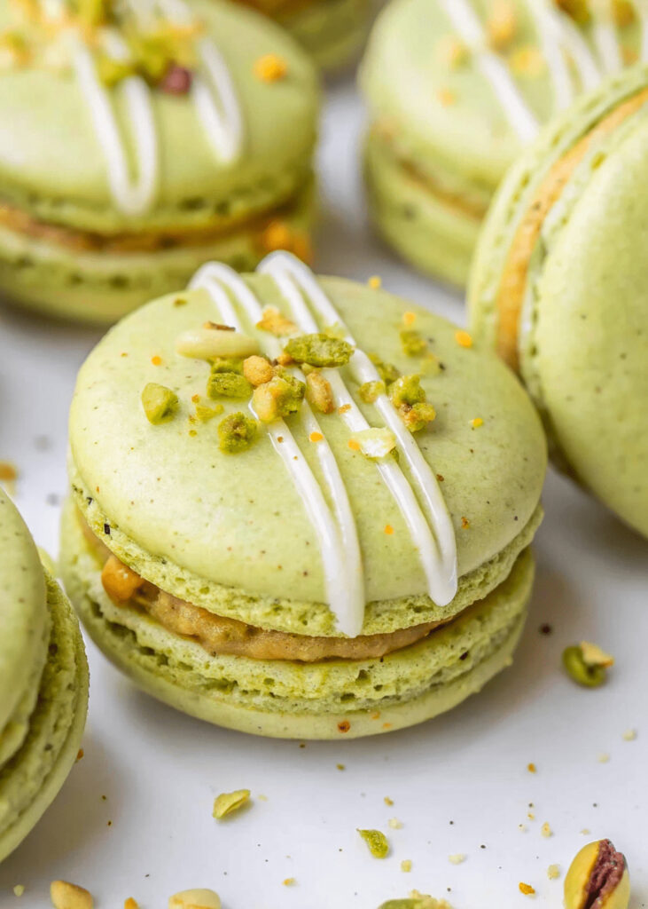 Pistachio Macarons