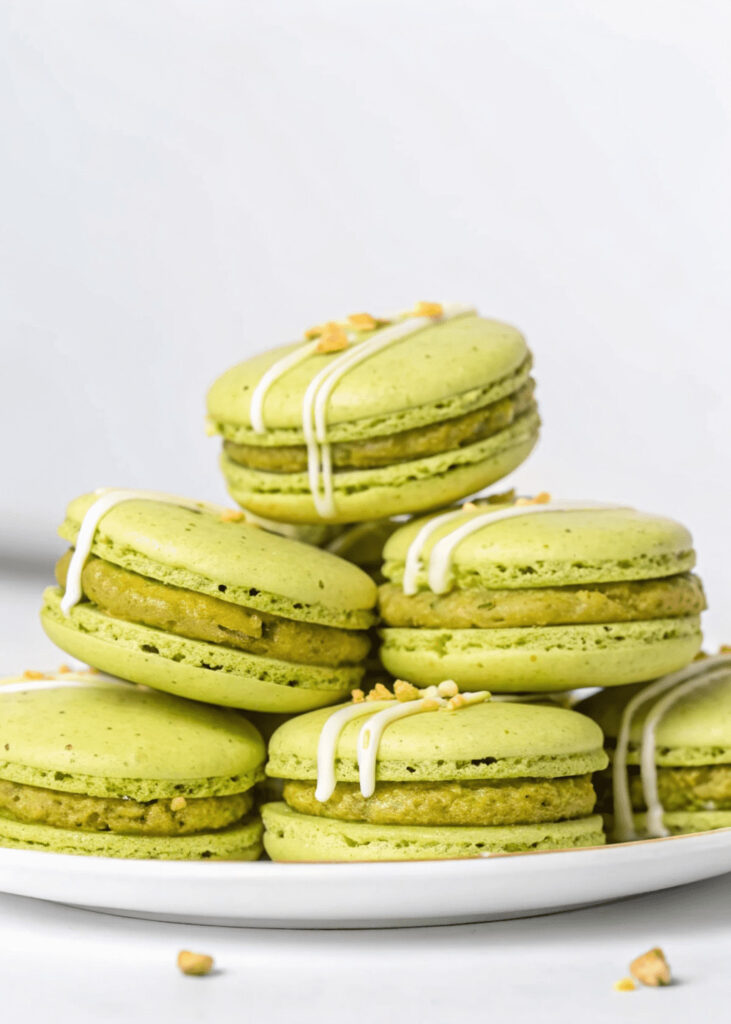 Pistachio Macarons