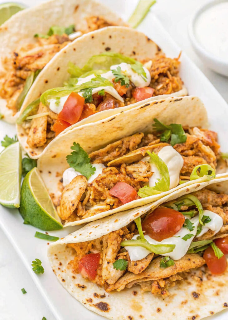 Shredded Chicken Tacos