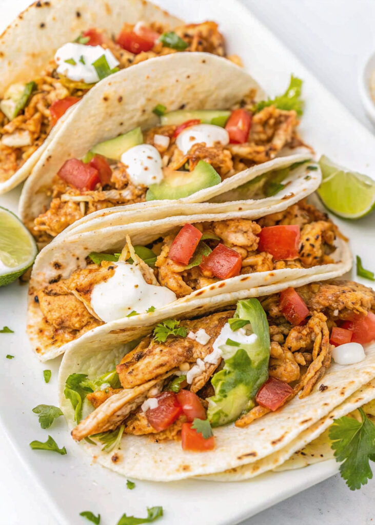 Shredded Chicken Tacos