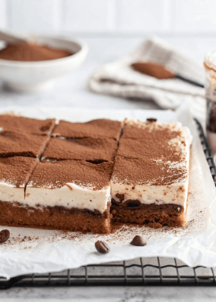 Tiramisu Blondies