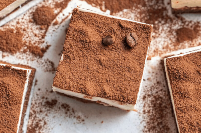 Tiramisu Blondies