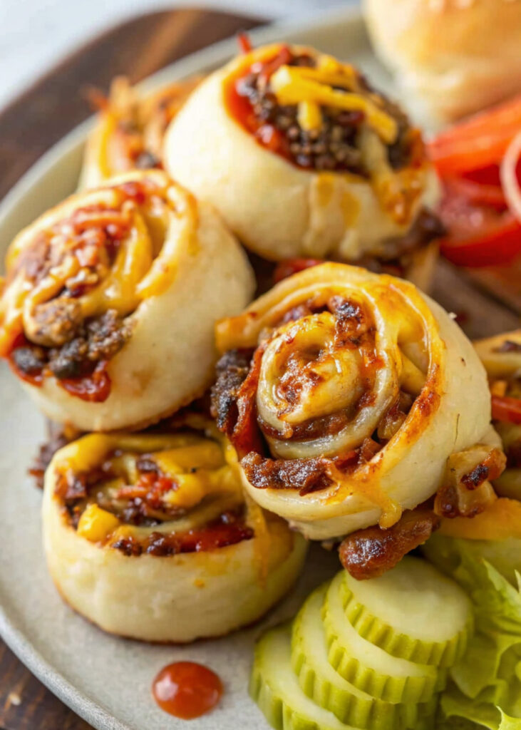 BBQ Beef Cheeseburger Buns