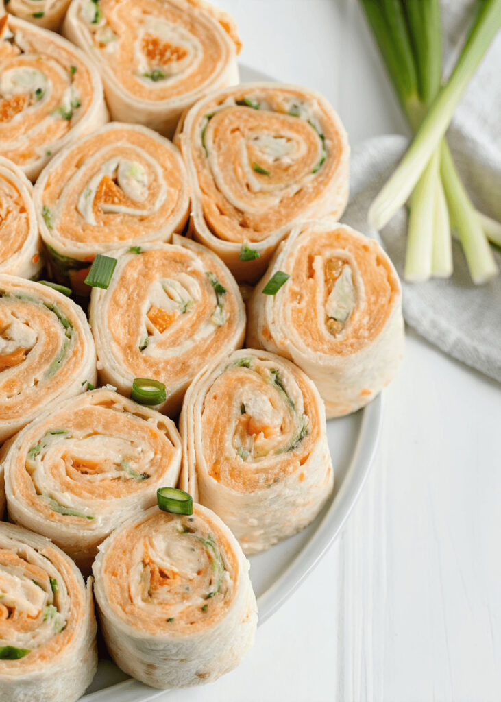 Buffalo Chicken Pinwheels