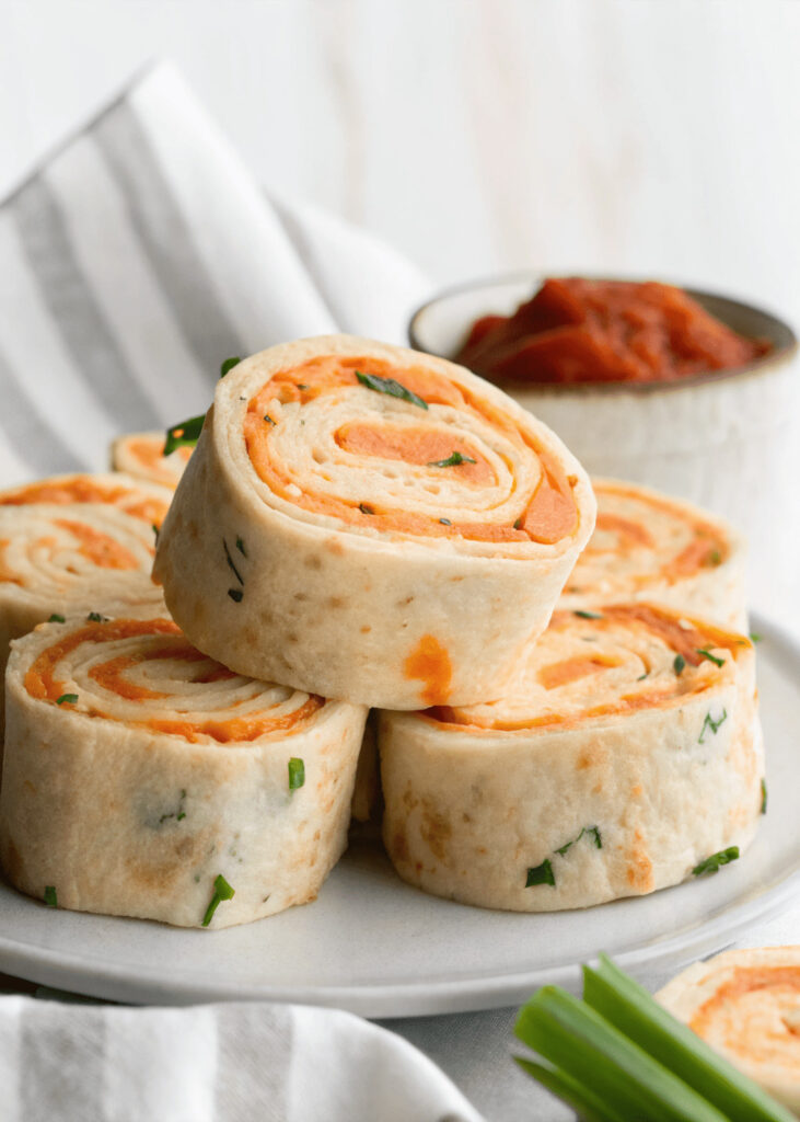 Buffalo Chicken Pinwheels