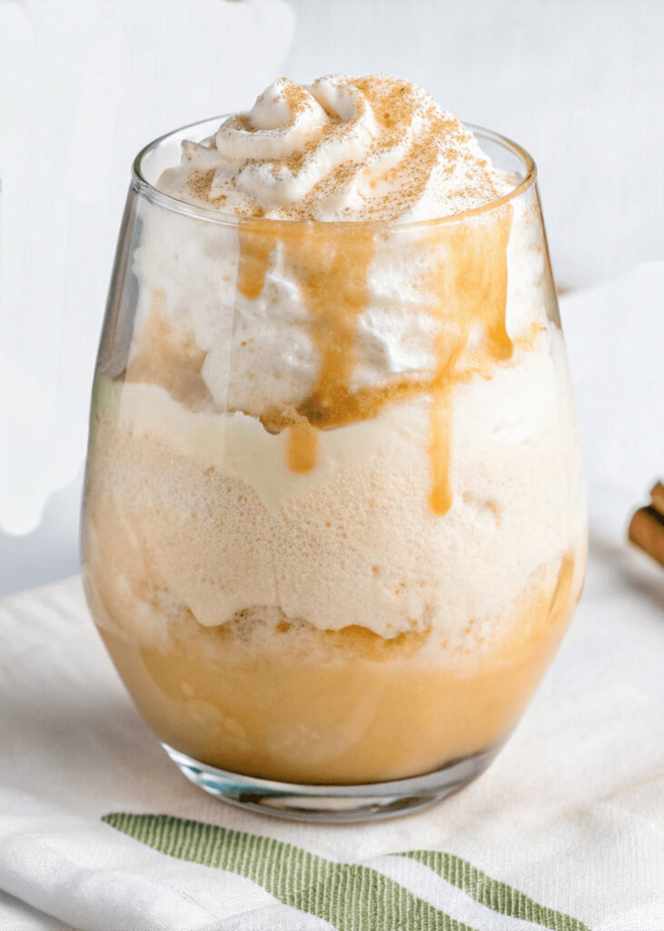 Caramel Apple Cider Float