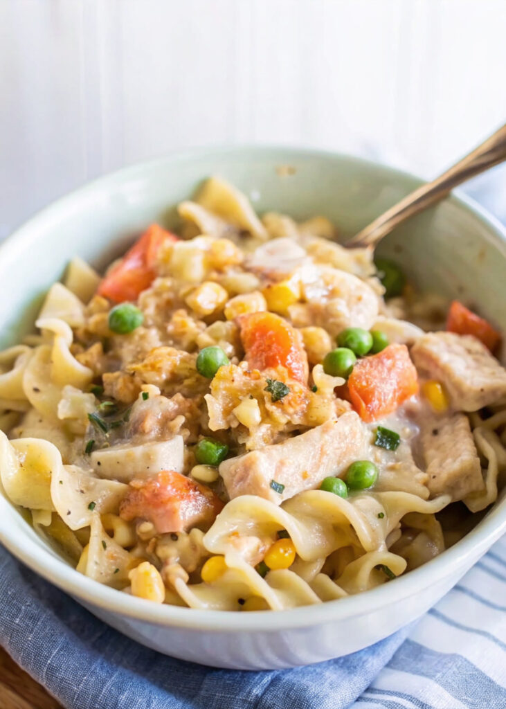 Chicken Pot Pie Pasta