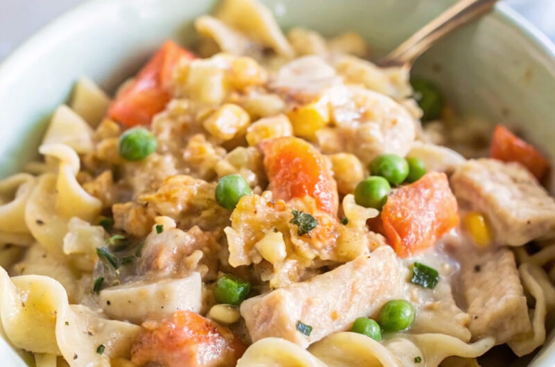 Chicken Pot Pie Pasta