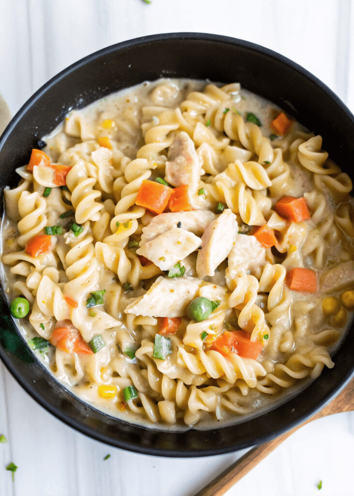 Chicken Pot Pie Pasta
