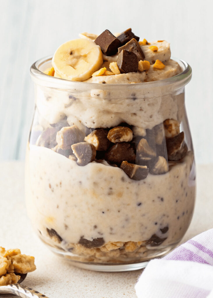 Chunky Monkey Overnight Oats