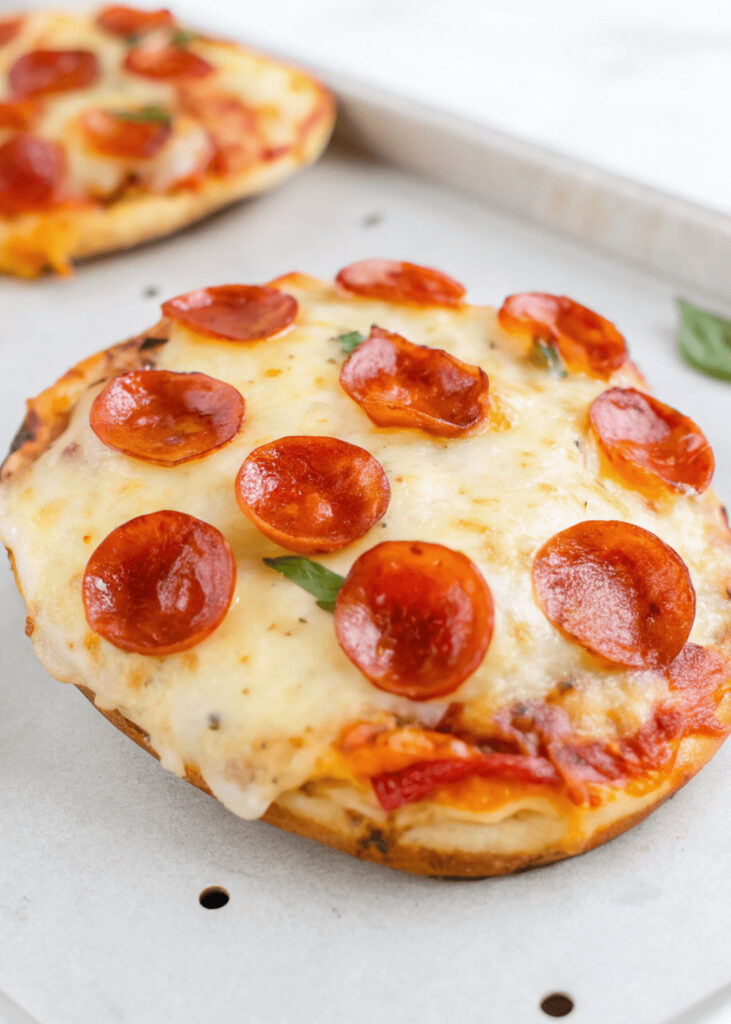 Easy Mini Pepperoni Pizzas