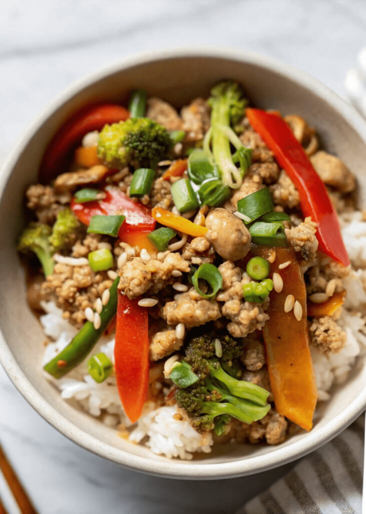 Ground Turkey Stir Fry