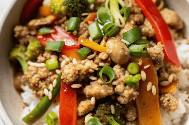 Ground Turkey Stir Fry