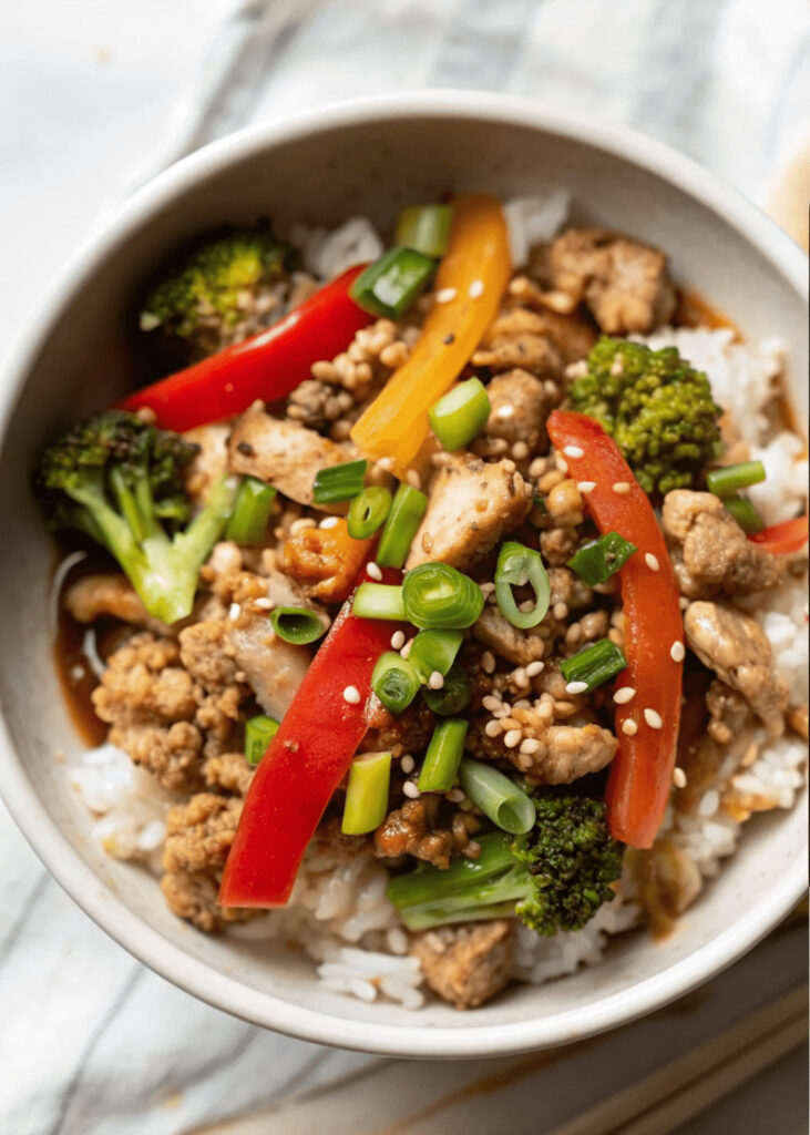 Ground Turkey Stir Fry