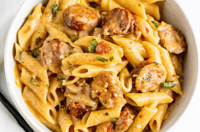 Sausage Alfredo Pasta