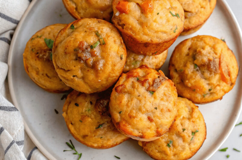 homemade Sausage Pancake Muffins