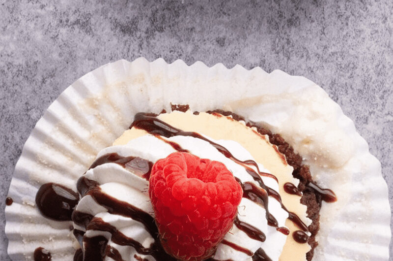 Brownie Bottom Mini Cheesecakes