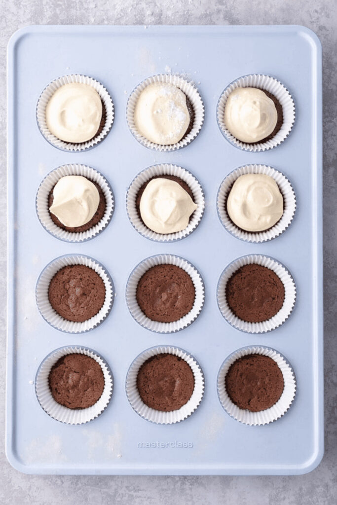 Brownie Bottom Mini Cheesecakes