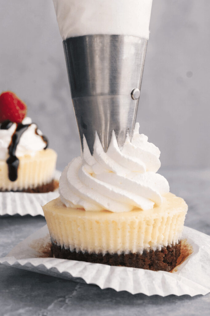 Brownie Bottom Mini Cheesecakes