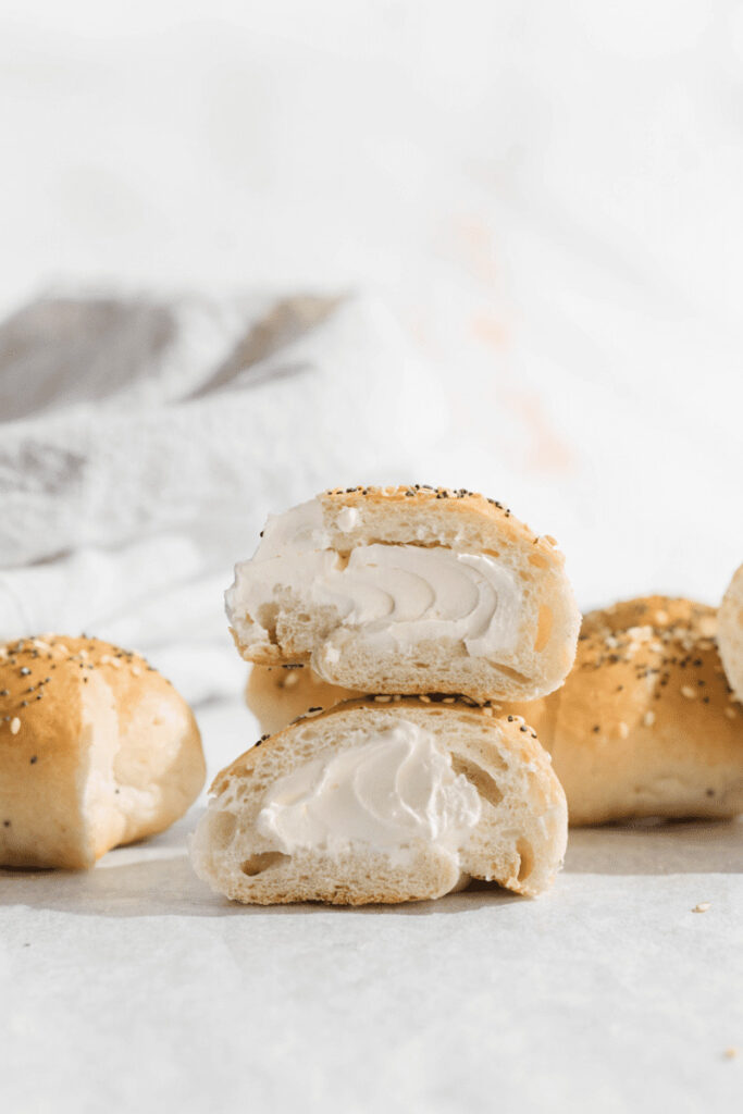 Copycat Dunkin Stuffed Everything Bagel Minis