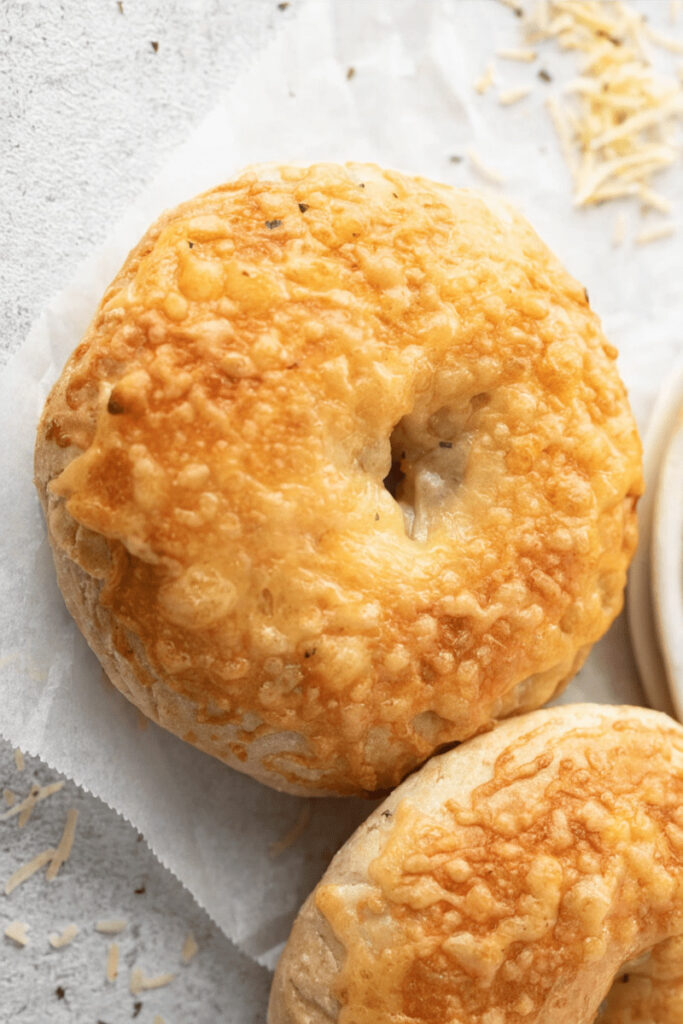 Easy Garlic Parmesan Bagels