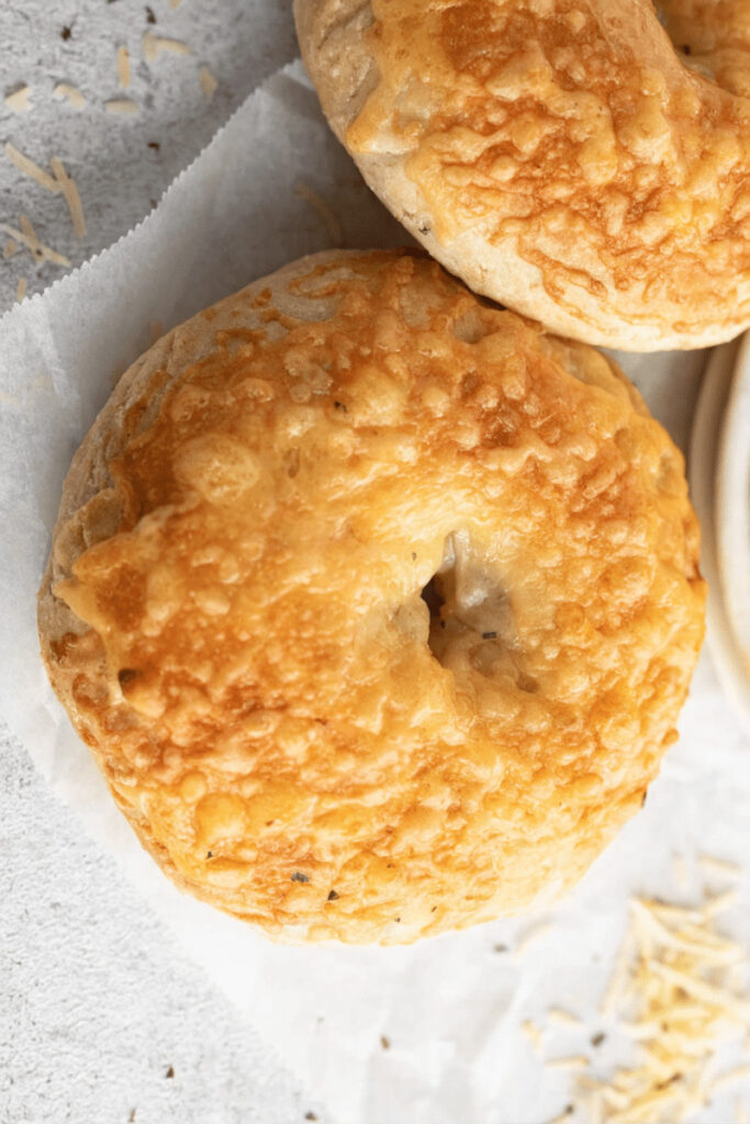 Easy Garlic Parmesan Bagels