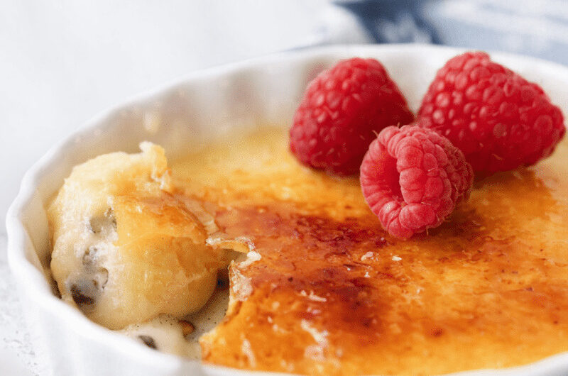 Easy No-Bake Crème Brûlée
