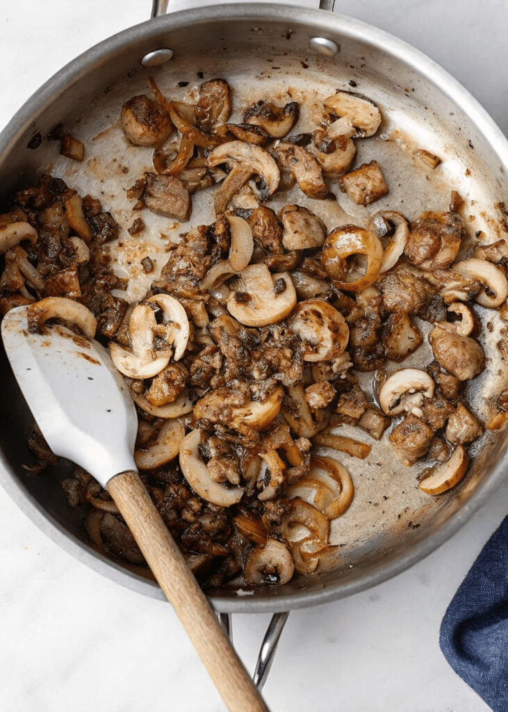 Easy Sausage and Mushroom Breakfast Casserole