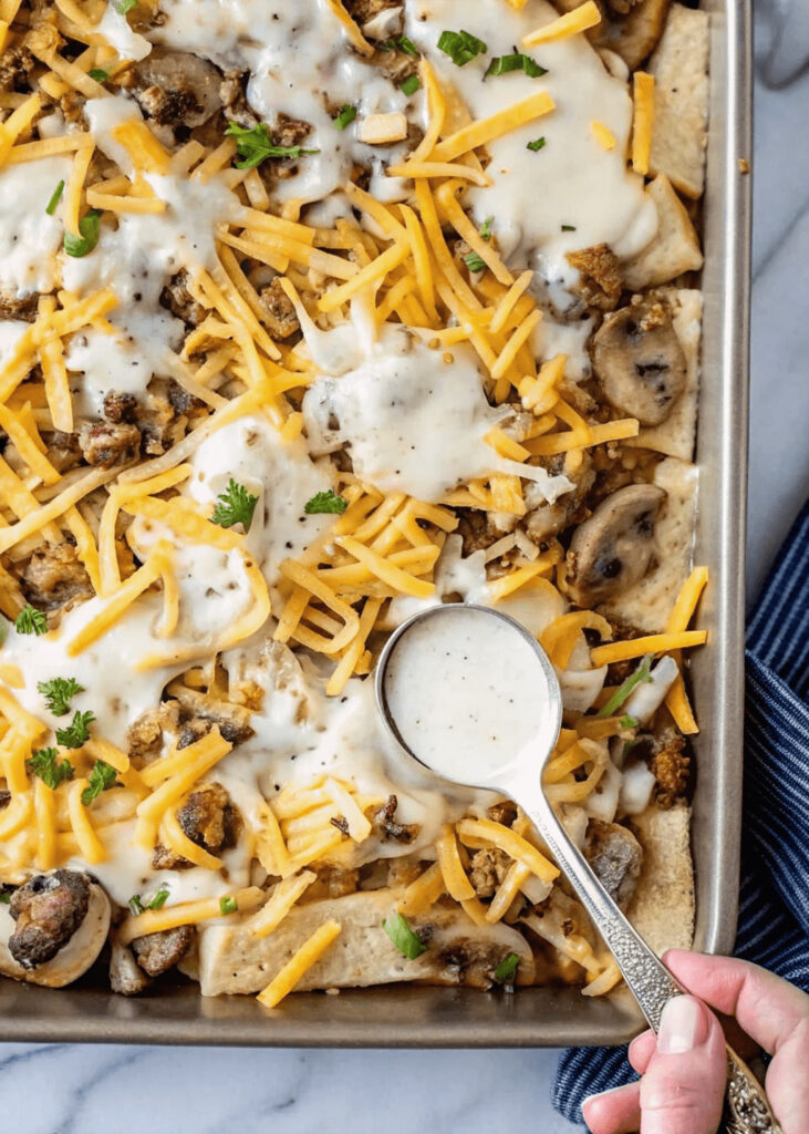 Easy Sausage and Mushroom Breakfast Casserole
