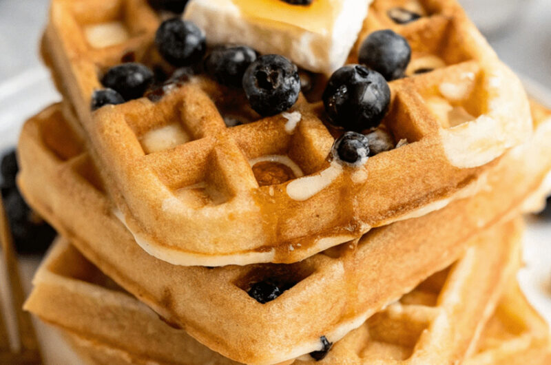 Easy Vegan Waffles