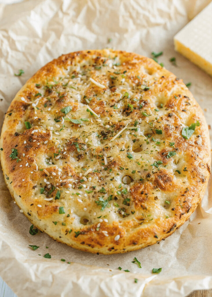Garlic Parmesan Focaccia Bread